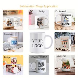 Tazas de Café Blancas de Cerámica para Sublimación de 11oz/15oz, Personalizadas, en Oferta en EE. UU., Disponibles en Stock - Product Image 4