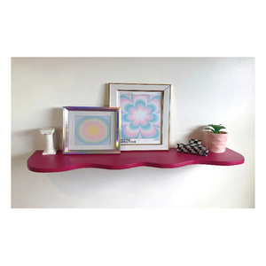 <span class=keywords><strong>Étagère</strong></span> ondulée en bois, <span class=keywords><strong>étagère</strong></span> squiggles, décoration intérieure - Product Image 2