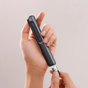 Mini-pointeur de présentation rechargeable pour enseignement et discours professionnels, multifonction avec télécommande et lumière rouge - Product Image 1