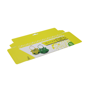 Pochettes personnalisées haut de gamme pour bébés et enfants, en papier artistique, avec emballage couleur et trou de suspension pour exposition - Product Image 3