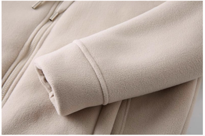 Giacca dei pesi massimi personalizzati in pile polare <span class=keywords><strong>elegante</strong></span> Double-face Top da uomo caldo morbido nuovo Design autunno inverno <span class=keywords><strong>felpa</strong></span> <span class=keywords><strong>con</strong></span> <span class=keywords><strong>cappuccio</strong></span> - Product Image 5