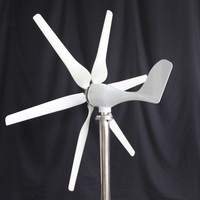 Générateur d'éoliennes horizontales MAX400W 12 V 24 Volt, 6 pales en fibre de nylon, alimentation électrique, moulin à vent, énergie pour la maison avec CE