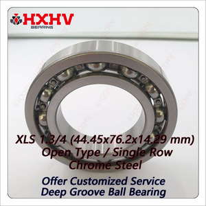 <span class=keywords><strong>XLS</strong></span> 1.3/4ขนาด44.45x76.2x14.29มม. hxhv ตลับลูกปืนเม็ดกลมร่องลึกทำจากเหล็กโครเมี่ยมแบบเปิด - Product Image 5