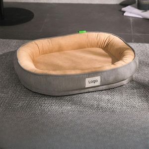 Four Seasons Soft Pet Nest Print Design Hunde bett/Katzen zwinger mit abnehmbarer Reinigungs funktion Warm und gemütlich - Product Image 4