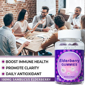 WXW Stock de musgo marino y gominolas de saúco, vitamina C, gominolas antioxidantes, gominolas negras de saúco - Product Image 6