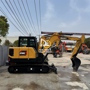 Loss Sale Second-<b>Hand</b> SANY SY60C <b>Mini</b> Excavator 6Ton Used SY60 SY70 SY 75 SY95 Engine Motor Hydraulic Pump Low Hours Warranty - Product Image 3