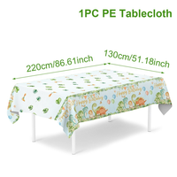 Nappe jetable pour fête d'anniversaire, décoration de table, imperméable, anti-huile, en plastique PE, pour anniversaire d'adultes et d'enfants