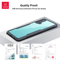 Nouveautés Xundd marque antichoc TPU pare-chocs clair acrylique couverture arrière téléphone portable étui de protection pour Oneplus Nord CE 5G