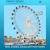Grande roue miniature portable pour les manèges de fête foraine, parc d'attractions mobile, fournisseur de grandes roues pour enfants et adultes