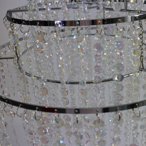 โคมไฟระย้าอะคริลิคประดับลูกปัด Chengyi พร้อมไฟ LED สำหรับห้องนอนและสถานที่พักผ่อน - Product Image 3