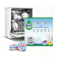 Fabricant de comprimés lave-vaisselle OEM, comprimés lave-vaisselle doux et sûrs, adaptés aux familles, parfum citron, comprimés lave-vaisselle biodégradables
