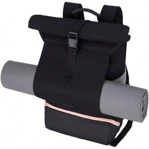 Custom Logo Travel <b>Rolltop</b> <b>Backpack</b> Gym Sport Yoga Mat RPET <b>Backpack</b> - Product Image 2