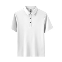 Chemise de golf à manches courtes en polyamide et élasthanne, respirante, écologique, tendance, vente en gros à prix réduit