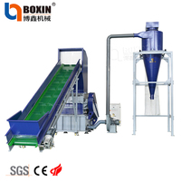 1500kg par heure Déchets Déchets Plastique Seau Conseil Conteneur Bouteilles Feuilles Palettes Broyeur Machine Triturador De Plastico
