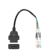 Universeller 16-poliger OBD2-Stecker für Motorrad Motorrad K CAN OBD2-Kabel Geeignet für Überbrückung drähte Old Car Truck OBD 16-PIN-Stecker