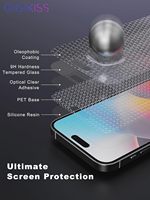 Pour iPhone 16 / 16 Pro / 16 Pro Max / 16 Plus, Film de Protection d'Écran en Verre Trempé Confidentialité 2.5D