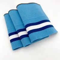 Coton Spandex Stretch Tricot Manchette Ceinture Jambe Bras Côtes Coupe Appliquer au Maillot De Baseball