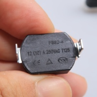 Interrupteur à bouton-poussoir JIEYUE PBS2-4 12A 250VAC T125 à verrouillage automatique 1NO LED marche/arrêt