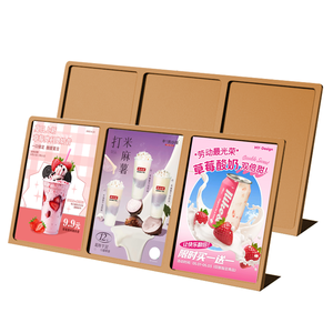 Tùy chỉnh Menu đứng hiển thị đứng quảng cáo kinh doanh chủ hiển thị thẻ A4 ĐÔI hai mặt bảng giữ dấu - Product Image 2