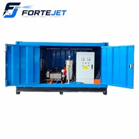 Nettoyeur haute pression industriel 2000 bars Hydro Blaster 110 kW 25 L/min pour la préparation et le nettoyage des surfaces en structure métallique