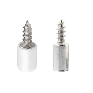 Soportes para Estantes Autoperforantes de Acero Inoxidable de Alta Calidad, Niquelados, con Funda de Plástico Antideslizante, en Pulgadas - Product Image 2