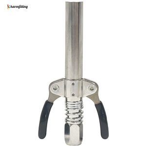 Acopladores de pistola de engrase de acero de 1000 PSI, de alto rendimiento, duraderos, fáciles de usar, con bloqueo fuerte de liberación rápida y larga vida útil - Product Image 1