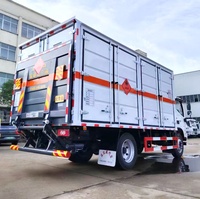 Camión de Transporte de Equipos a Prueba de Explosiones de 10 Toneladas, Camión Contenedor para Mercancías Peligrosas, Inflamables y Secas en Venta