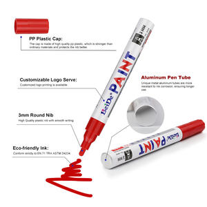 Non-toxic Oil-based Ink <strong>Paint</strong> Marker <strong>Pens</strong> Permanent Fabric <strong>Paint</strong> <strong>Pen</strong> For Car Tire Metal Glass - Product Image 4