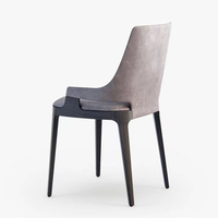 Fauteuil de restaurant de qualité commerciale, robuste, résistant à l'eau, avec revêtement en cuir, pour café, salon, etc.
