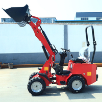 Produk Laris Manis Wheel Loader 4x4 untuk Konstruksi, Pemindahan Tanah, Pembersihan Salju, dan Pertanian