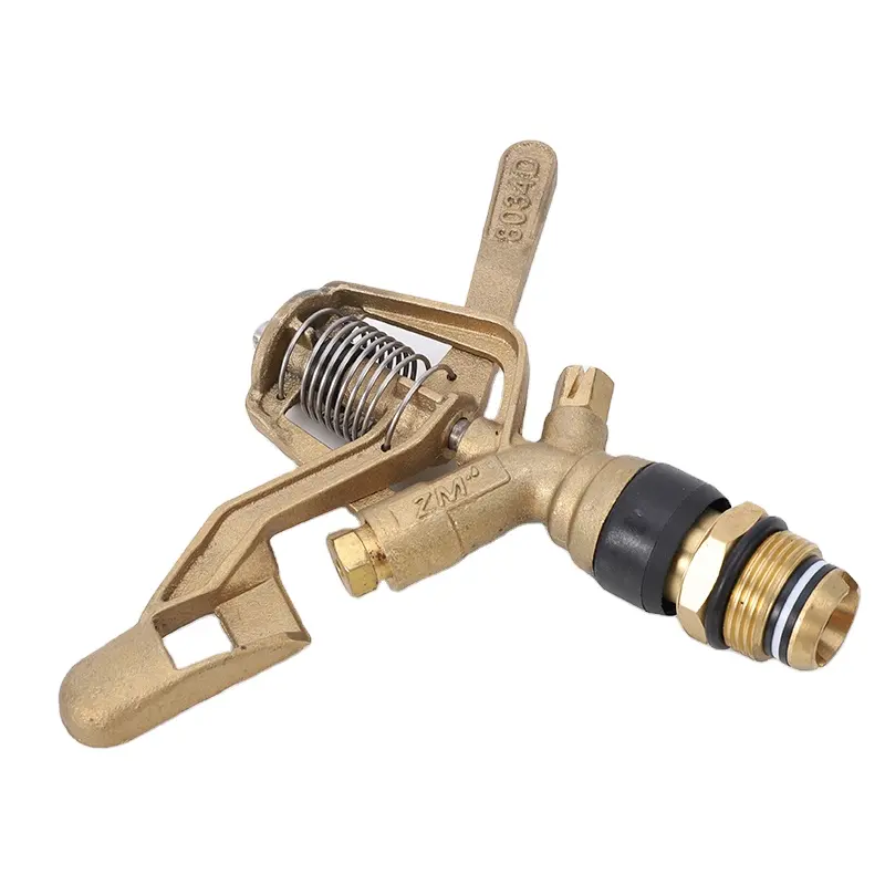 RM8034D 3/4"male China Brass Impact Sprinkler Agricultural Tools for water saving high efficiency