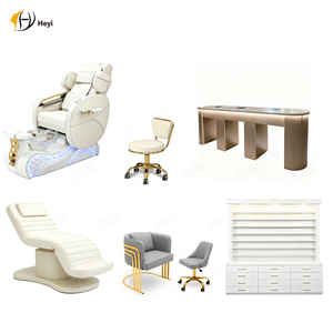 Chaises de massage de luxe 3D pour pédicure, avec fonctions de pétrissage, chaleur et vibration, pour salons de manucure - Siège inclinable - Product Image 4
