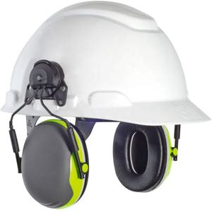 Casque antibruit monté sur capuchon NRR 23dB Protecteurs auditifs anti-chute réglables pour casque de tronçonneuse de construction - Product Image 6
