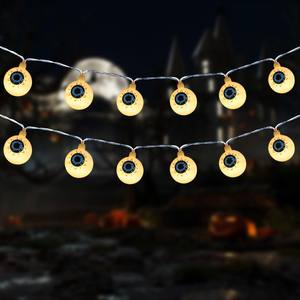 Guirlande lumineuse d'Halloween d'extérieur transfrontalière avec lampe citrouille <span class=keywords><strong>LED</strong></span> pour aménagement de scènes classiques, ensemble cadeau de guirlande décorative - Product Image 4