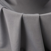 Tissu jersey simple en polyester élasthanne tricoté 100D extensible sur quatre côtés, très tendance pour l'habillement