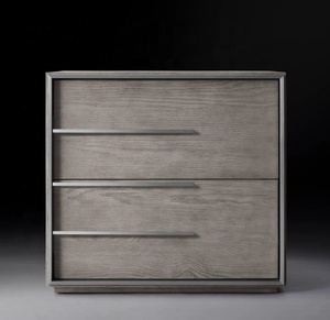 Muebles de dormitorio modernos Dormitorio <span class=keywords><strong>Metal</strong></span> Decorativo Alto diseño Sentido Gabinetes de madera Mesita de noche - Product Image 5