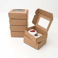 Boîte à bijoux rectangulaire transparente personnalisée pour mini-gâteaux de mousse, emballages de fromage, gâteaux d'anniversaire