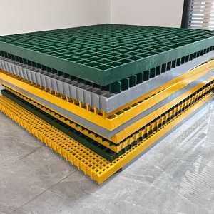 Grille moulée <span class=keywords><strong>lisse</strong></span> en <span class=keywords><strong>fibre</strong></span> <span class=keywords><strong>de</strong></span> <span class=keywords><strong>verre</strong></span> (FRP) 38*38mm <span class=keywords><strong>de</strong></span> haute qualité, <span class=keywords><strong>prix</strong></span> usine - Product Image 2