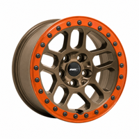 Jantes tout-terrain Roc Custom 5x5 de 17 pouces, jantes forgées concaves à effet beadlock pour Jeep Wrangler