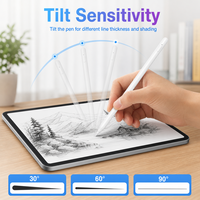 Tekeningstylus voor iPad Pro Air Mini Kantelgevoeligheid Palmafwijzing Bluetooth Trillingsfeedback Kunstenaars Ontwerpers Studenten