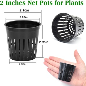 Nhà Máy Giá nhựa ly Net, vườn ươm phát triển giỏ cho hydroponics Aquaponics trồng, 50 Packs/<span class=keywords><strong>lot</strong></span> - Product Image 2
