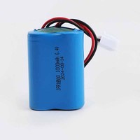 Batterie de terminal d'interphone d'ascenseur IFR18500, alimentation d'urgence pour interphone, 1000 mAh, 6,4 V