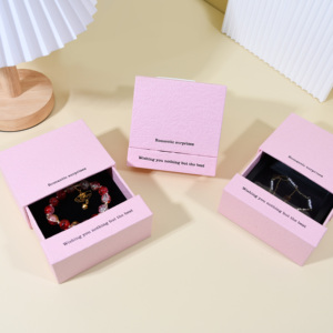 Embalaje de joyero de regalo de papel de cartón rígido de lujo único con logotipo personalizado - Product Image 3