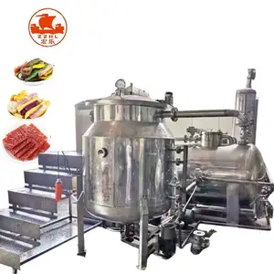 Small Continuous automatic peanut frying machine Fruit Crisp Potato Chips Vacuum Fryer Machine