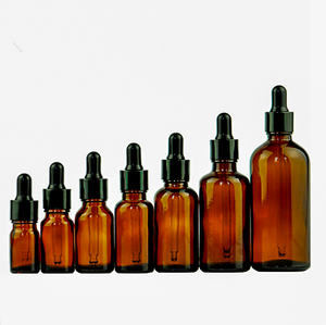 Gotero de cristal redondo <span class=keywords><strong>Boston</strong></span>, botellas de aceite esencial, transparente, azul, ámbar, verde, 15ml, 30ml, 60ml, 120ml, 1oz, 2 - Product Image 4