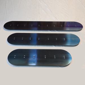 Alat tangan pisau apung beton biru dengan tongkat Glider ujung bulat baja biru yang besar-pisau sekop Fresno - Product Image 2