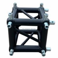 Structure de montage légère en aluminium noir pour éclairage de DJ, discothèque et bar