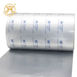 Logotipo personalizado impreso fácil de pelar de papel de aluminio sellado de rollo de película para gelatina de té de leche de PVC/PP/PS/PET/PE tazas y bandejas