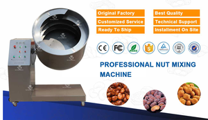 Macchina Automatica per Miscelare Ingredienti come <span class=keywords><strong>Noci</strong></span> e Spezie, Attrezzatura per la Produzione di Frutta Secca Aromatizzata, Macchina per Rivestimento di Arachidi con Farina, Zucchero e Sale - Product Image 4