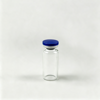 Bouteilles transparentes les plus vendues, flacons en verre transparent pour poudre, petits emballages en verre vides, bouteille en verre transparente